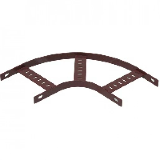 Legrand SLB bocht / hoekstuk kabelladder 500x30mm Staal gemenied zink RAL 7038 0506-0500
