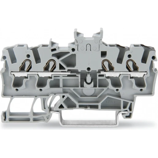 Wago Serie 2002 Verbindingsrijgklem 0,75-4mm² eendr. 0,25-2,5mm² meerdr. Grijs