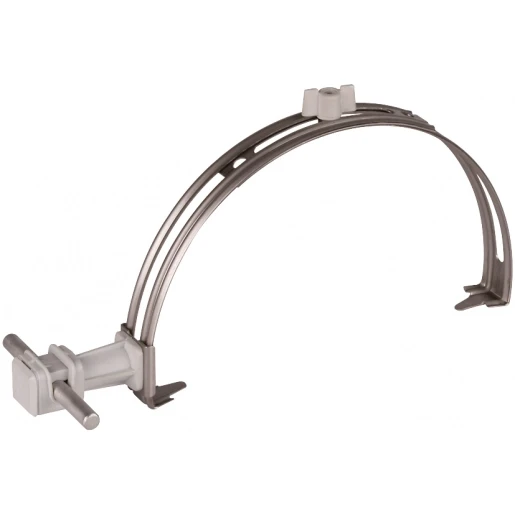 Dehn Roof conductor holder adj.stst w.dehnsnap h 36mm plastic grey f.rd