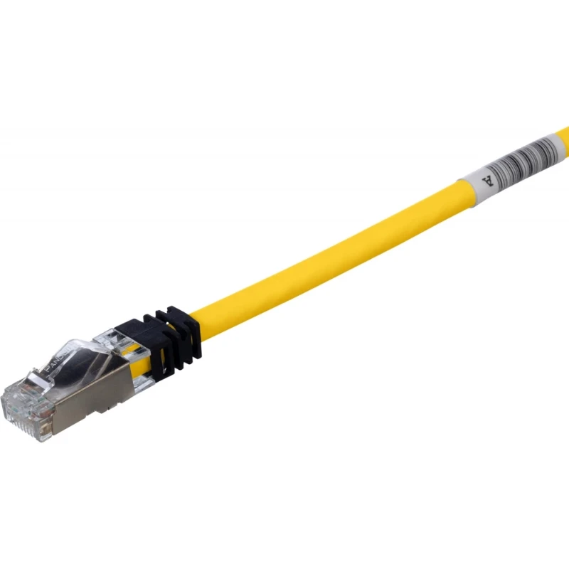 Panduit Koperen patchkabel S / FTP Cat6A (IEC) RJ45 8(8) 2M geel STP6X2MYL