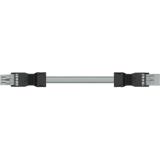 Wago SERIE 891 Patchkabel gebouwinstallatie 4p Contrastekker (female) Stekker 8000mm