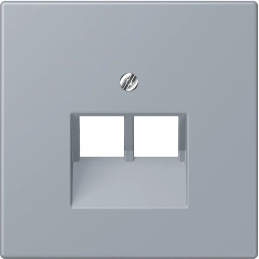 Jung LS range Afdekking centraalplaat 4320O UAE/IAE 2 connectoren Zonder label LC969-2UA257
