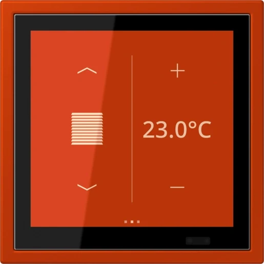 Jung LS range KNX Touch ruimtecontroller KNX rood LCZ459BFD1S244