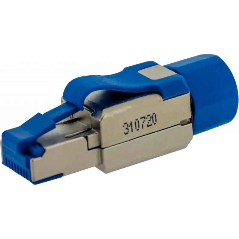 Gigamedia Pack of 20 compact CAT6A shielded field plug 10Gbit/s 4PPoE