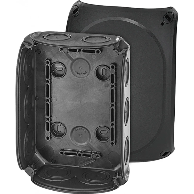 Hensel Kabeldoos IP66 BM4 zonder klem M25/32 membranen Zwart