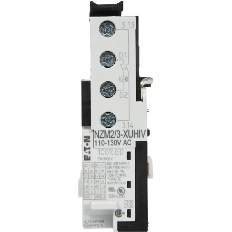 Eaton Onderspanningspoel NZM2/3 2xM voorijlend 480-525V AC