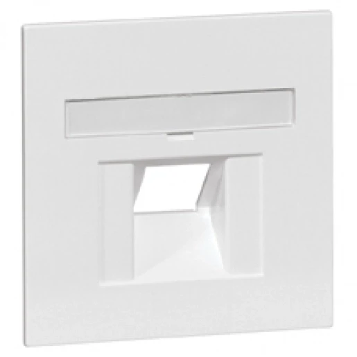 Peha Aura Centraalplaat UAE/IAE 1 connector Met label antraciet 00126411