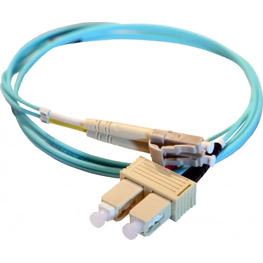 Legrand LCS3 Glasvezel patchkabel duplex SC/LC OM3 1m Turkoois 032612
