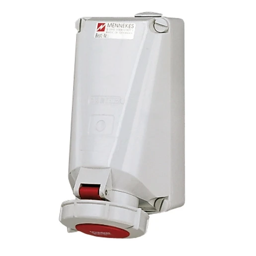 Mennekes Wandcontactdoos 32A 4P 6H 400V IP67