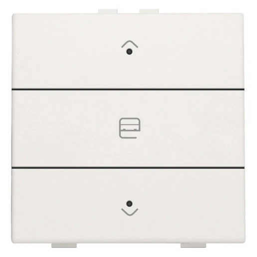 Niko Home Control Bediening motorsturing 3-voudig wit inbouw IP20 RAL 9010 101-52033