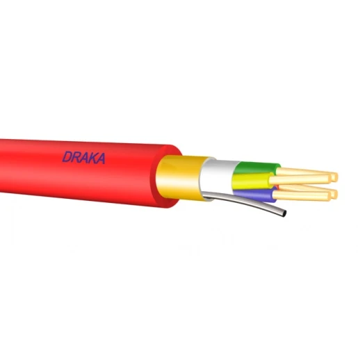Draka 2300 fb 90 signaalkabel 2x2x2,5mm rood len