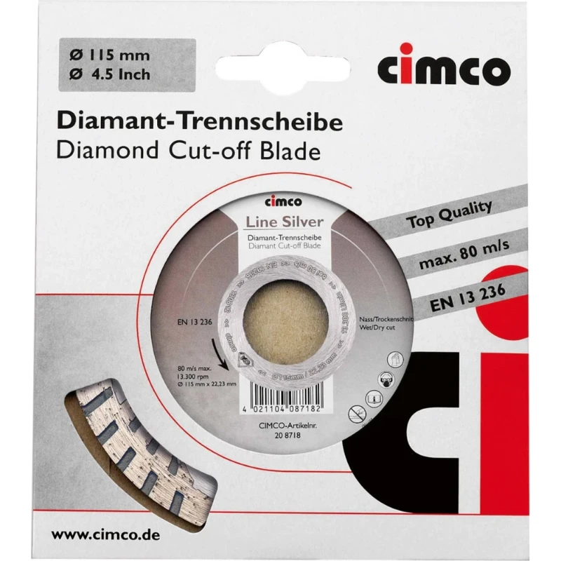 Cimco Diamantschijf 125mm 208720