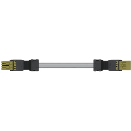 Wago Serie 891 Patchkabel gebouwinstallatie 4p Contrastekker (female) Stekker 3000mm