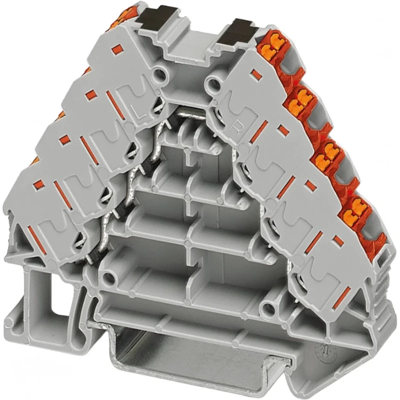 Phoenix Contact PTRV Verbindingsrijgklem 0,14-1,5mm² eendr. 0,14-1,5mm² meerdr. Grijs