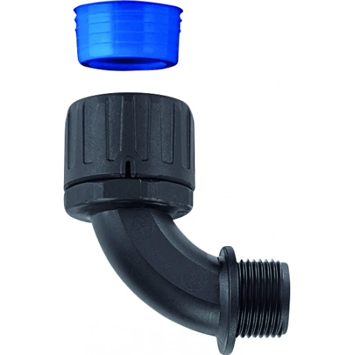 Hellermann Tyton KUNSTSTOF KOPPELING 90° IP68 Ø34MM PG29
