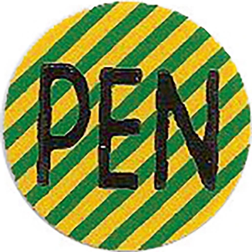 Cimco Geleidercodering nulleider PEN sticker