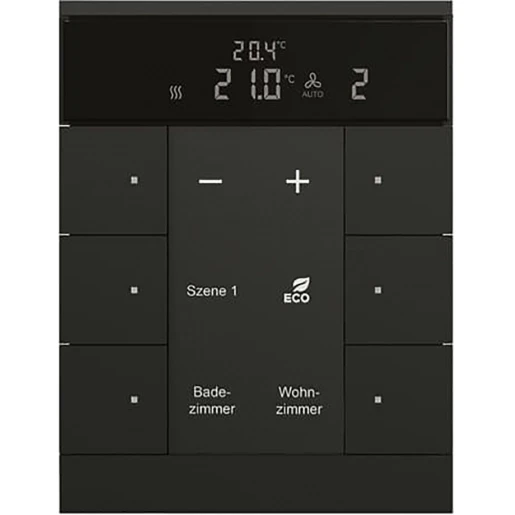 ABB Busch-Jaeger HVAC SENSOR KNX CLIMAECO MAT ZWART 6F CE