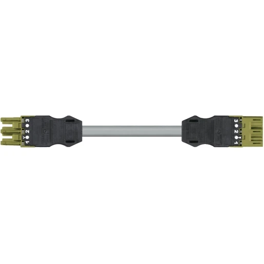 Wago SERIE 771 Patchkabel gebouwinstallatie 3p Contrastekker (female) Stekker 2000mm