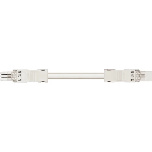 Wago SERIE 891 Patchkabel gebouwinstallatie 3p Contrastekker (female) Stekker 6000mm