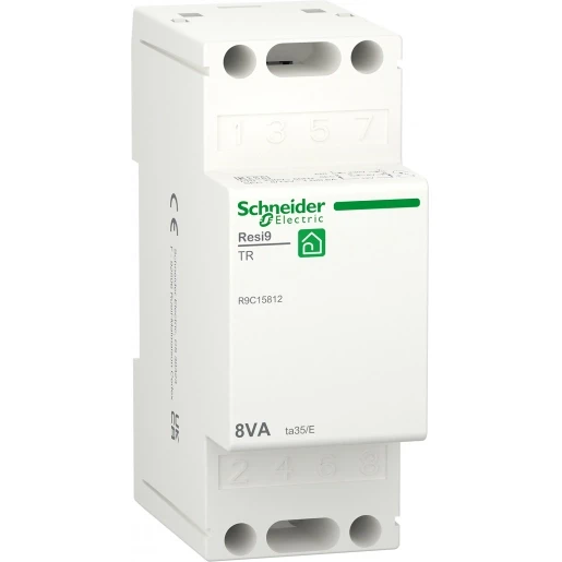 Schneider Electric RESI 9 Beltransformator + bekabeling 230V 8V 12V R9C15812