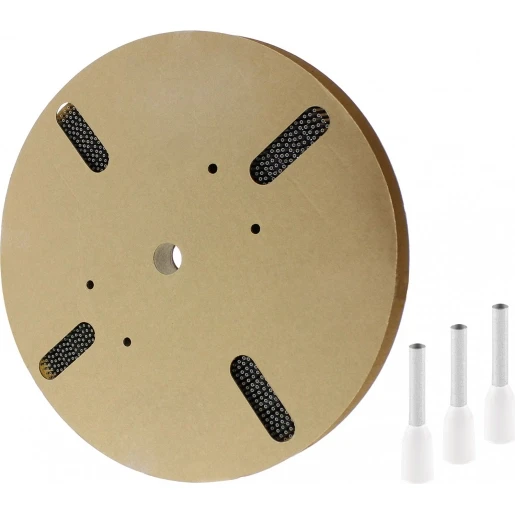 Klemko Geïsoleerde adereindhulzen 0,5qmm wit 8mm Spoel standaard