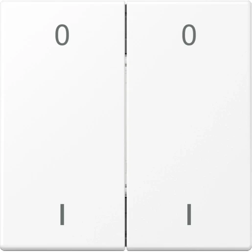 Jung LS range enOcean wandzender symbolen 0 I 4-kanalen Wit ENOLS995-01WWM