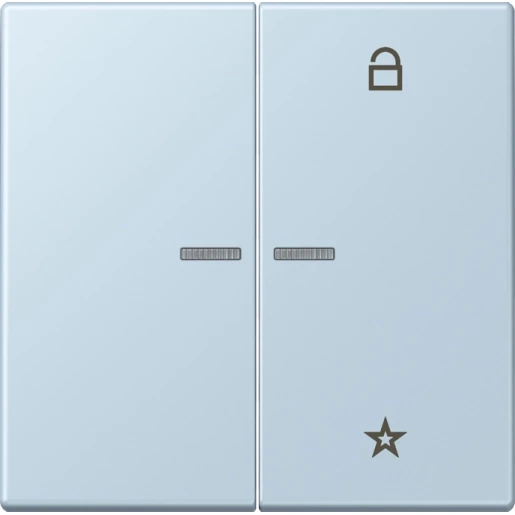 Jung LS range stuurafdekking universeel lc32022 2-voudig Mat FMLC1701208