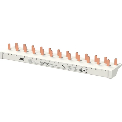 ABB Verzamelrail voor DS301C Enkel fase + N 12 modules