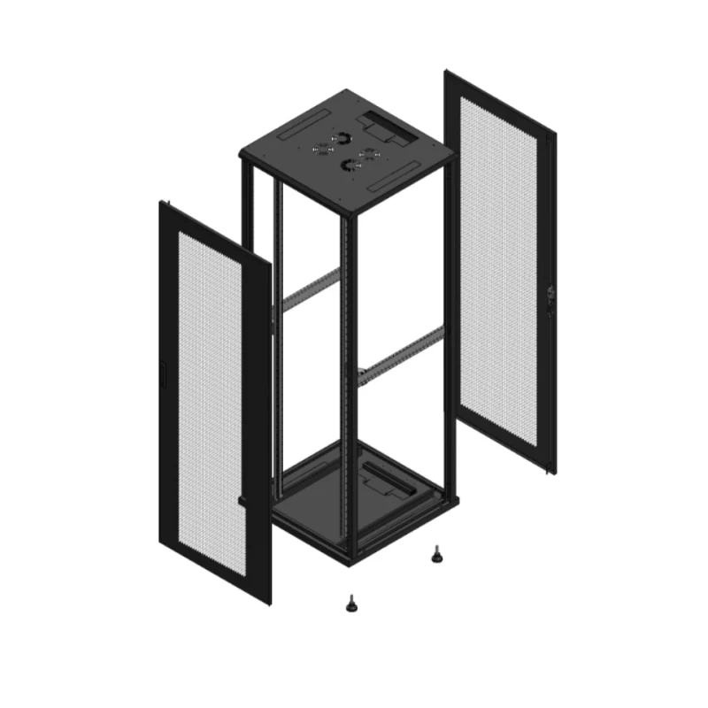 Gigamedia Vloer patchkast AV enkel PER AR enkel PER EX 19" 47HE 800x800mm Zwart GGM 704788PPSPPSEX