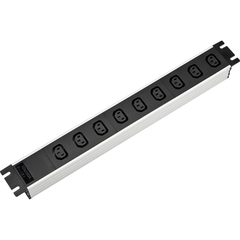 Martin Kaiser Toestel contactdooscombinatie 19" 9-voudig C13 l.grijs-zwart