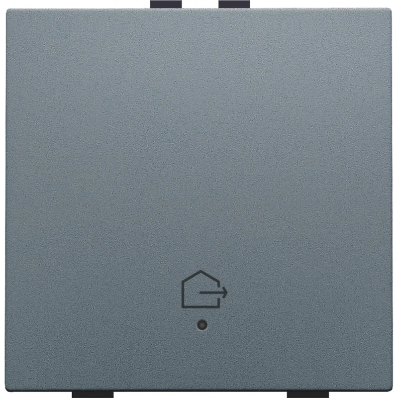 Niko Drukknop met led en comfortsensoren Home Control enkelvoudig grijs inbouw 220-52921
