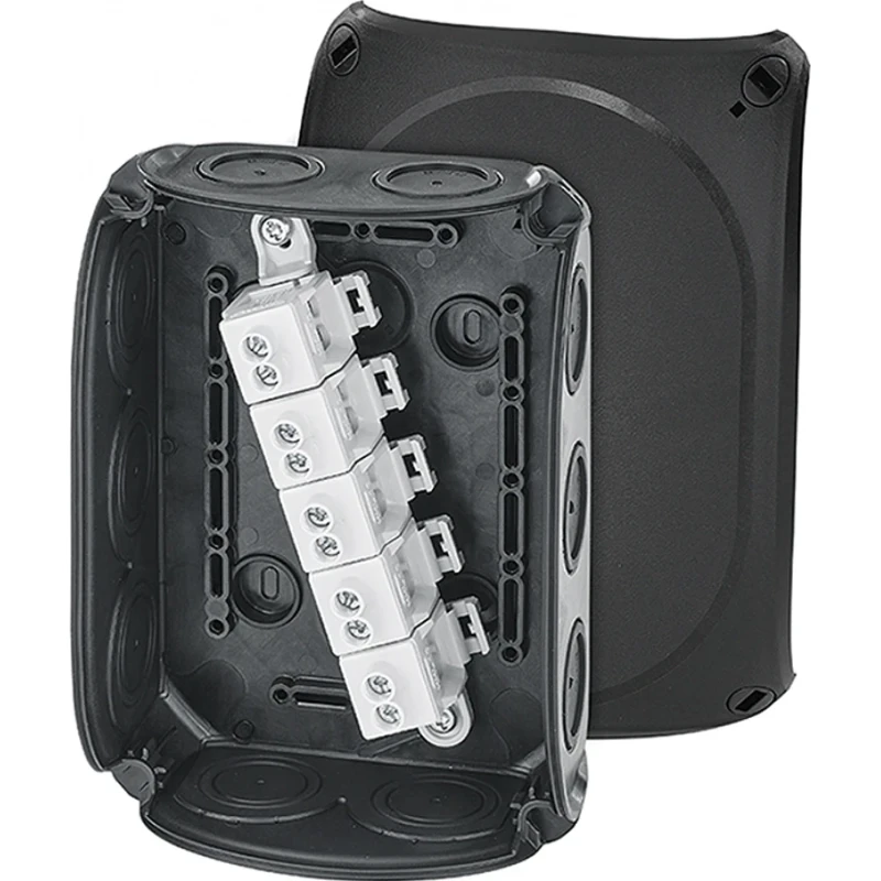Hensel Kabeldoos IP66 BM4 2,5-10mm2 5 polig M25/32 membranen Zwart