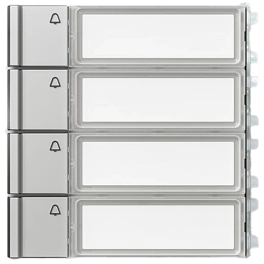 Siedle Oproeptoets compleet Zilver-metallic zilver 210012051-00