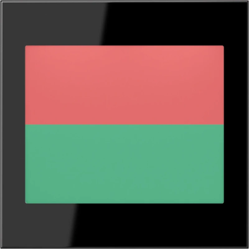 Jung LS range lichtsignaal ls990 zwart groen / rood LED Opzetmontage inbouw zwart Rood/groen LS539-2SWLEDRG