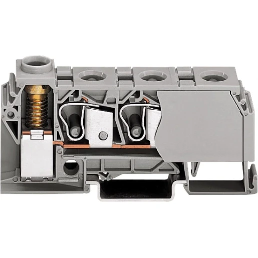 Wago Serie 284 Verbindingsrijgklem 0,2-10mm² eendr. 0,2-10mm² meerdr. Grijs