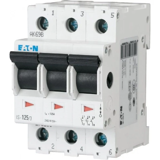 Eaton Hoofdschakelaar is-125/3-125a-3 polig-breedte 3te