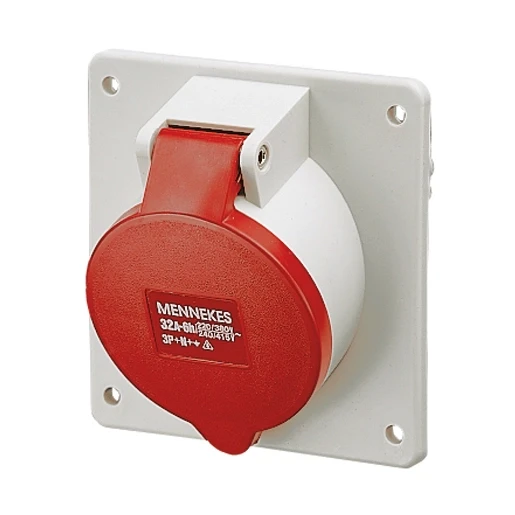 Mennekes Inb. wandcontactdoos 32A 5P 6H 400V IP44