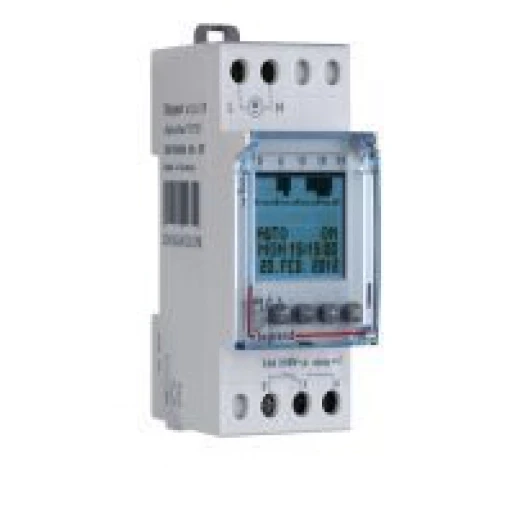 Legrand Alpha digitale schakelklok paneelbouw dy21 DIN-rail 230V 1 kanaal 16A AC 412629
