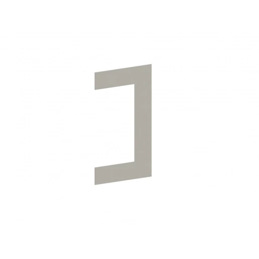 Legrand Van Geel flensplaat wandgoot 65mm staal wit RAL 9010 351483