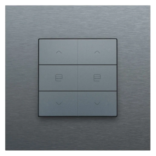 Niko Home Control Bediening motorsturing 6-voudig grijs inbouw IP20 220-51036