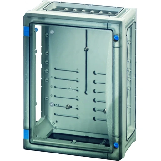Hensel KWh meterkast 1x kWh meter BM2 wand Open Transparant deksel