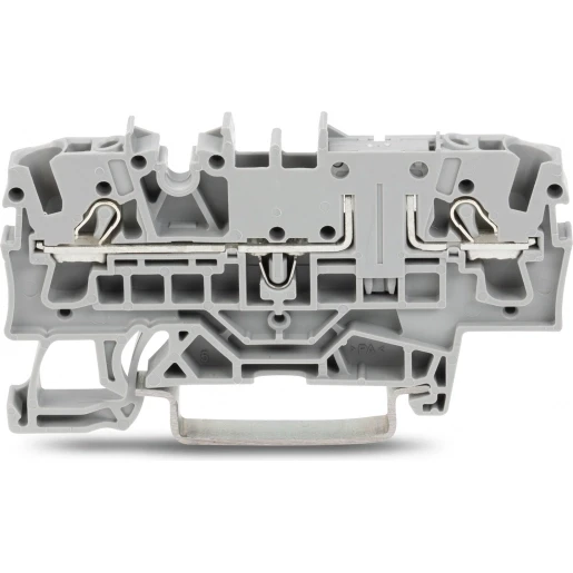 Wago Serie 2002 Verbindingsrijgklem 0,75-4mm² eendr. 0,25-2,5mm² meerdr. Grijs