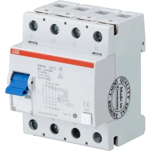 ABB System Pro M Compact Aardlekschakelaar 4p 100A 0.03A type A 2CSF204101R1900