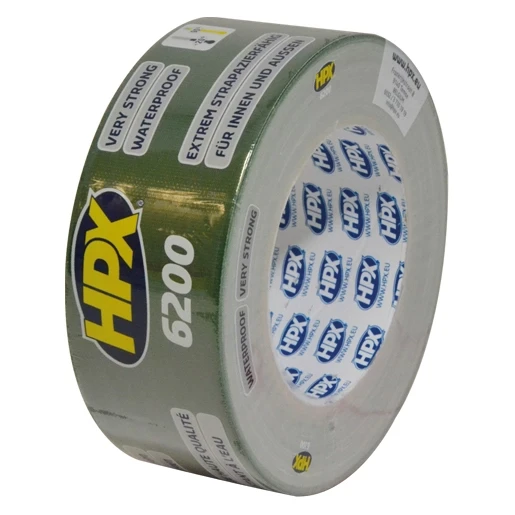 HPX Duct Tape zelfklevende tape 50mmx25m Weefsel Groen