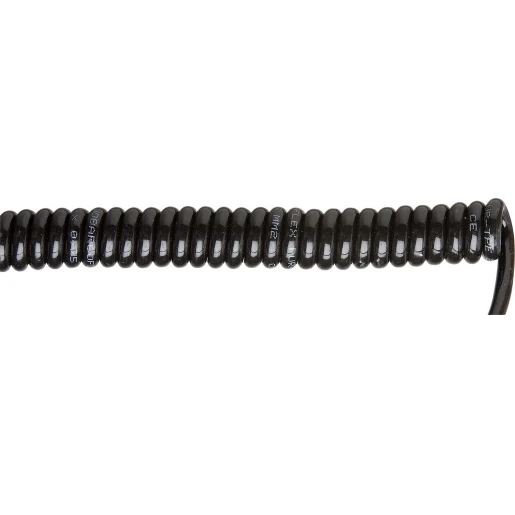 Jobarco Spiraalsnoer 3 x 2,5mm2 rustlengte 300cm werklengte 1200cm