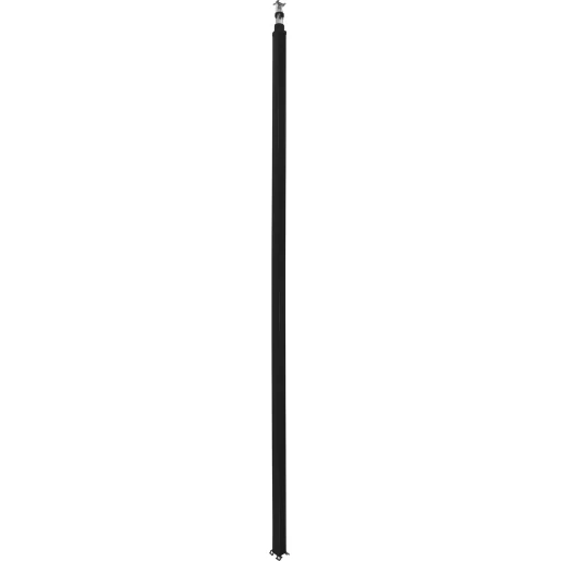 Legrand Snap-on Energiezuil dubbelzijdig 2 compartimenten zwart RAL 9005 653015