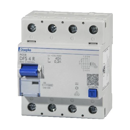 Doepke DFS4 Aardlekschakelaar R 4p 40A 0.3A type A 09136911