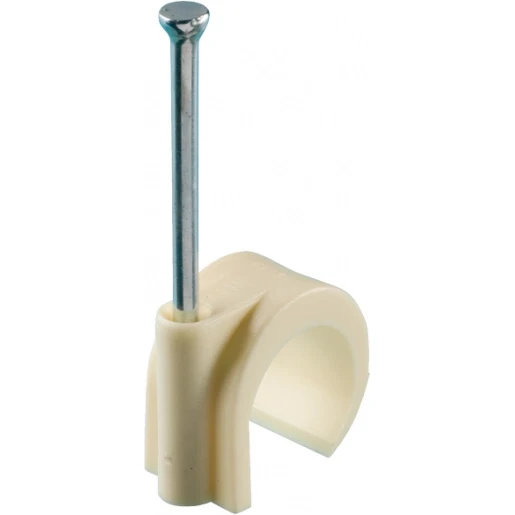 JMV Spijkerclip halogeenvrij 16-19/20mm.crème in emmer