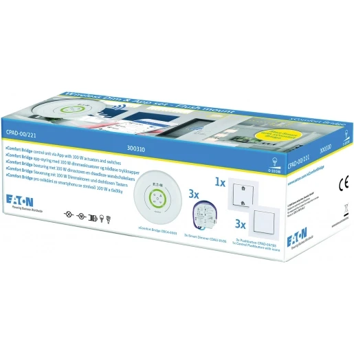 Eaton Draadloze dim-en xcomfort bridge set-inbouw