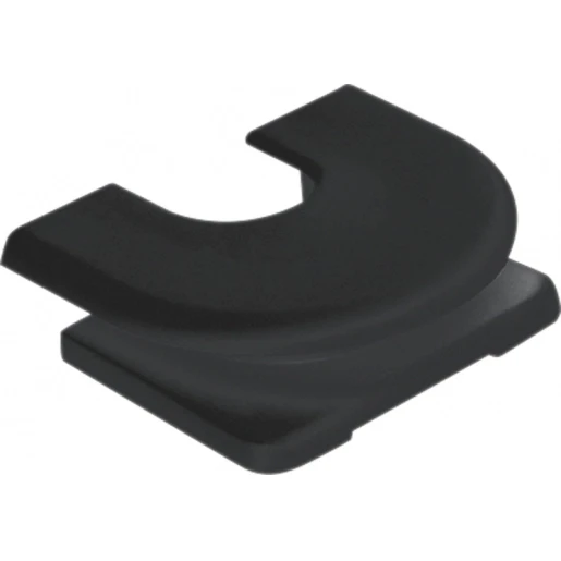 Jung NaV invoerstuk zwart voor kabel + minikanaal zwart RAL 9005 11SW